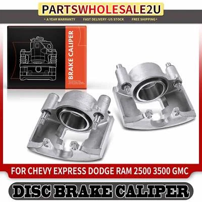 Brake Caliper Front Left & Right for Dodge Ram 2500 3500 Chevy C / K Series GMC - Image 1 of 4