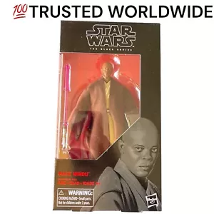 Star Wars Black Series Figura Jedi Master Mace Windu 6" Samuel L Jackson - Foto 1 di 3