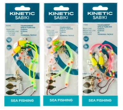 Kinetic Sabiki Tournament Spin&Turn Plattfischvorfach Flunder-Rig Plattfisch-Rig - Bild 1 von 2