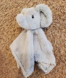 Parents Choice Grey Elephant Satin Polka Dot Security Blanket Plush Baby Toy - Picture 1 of 3