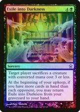 Exile into Darkness FOIL Saviors of Kamigawa PLD Black Uncommon CARD ABUGames