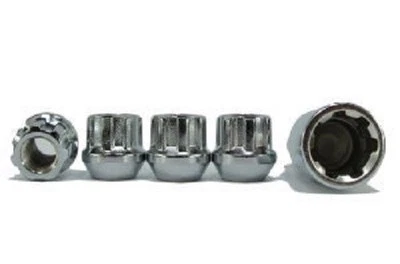 4 Pc 1966-88 FORD THUNDERBIRD OPEN LOCKING LUG NUTS CUSTOM WHEEL LOCKS AP-41405 - Image 1 of 2
