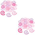  2 PCS Festival Sprinkling Flowers Non-woven Fabric Wedding Cake Decorations