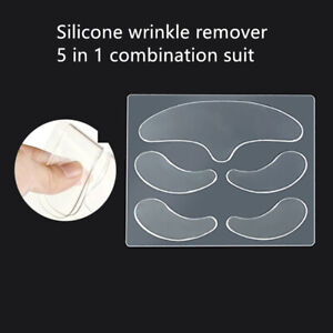 5Pack Wrinkles Remover Silicone Material With No Odor&Irritation Face Pads b