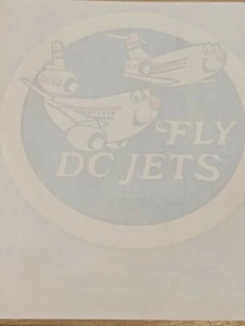 FLY DC JETS *McDonnell Douglas* T-shirt Transfer DC-9 & DC-10 - Picture 1 of 2