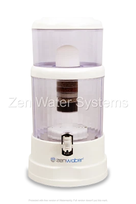 GENUINE ZEN WATER SYSTEMS - 6 GALLON COUNTERTOP WATER FILTER PURIFIER  - Image 1 of 4