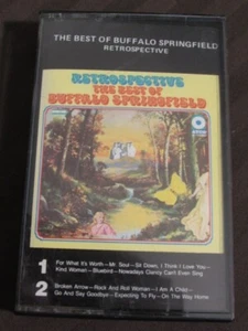 *TESTED* THE BEST OF BUFFALO SPRINGFIELD RETROSPECTIVE CASSETTE TAPE ATCO 38-105 - Picture 1 of 7