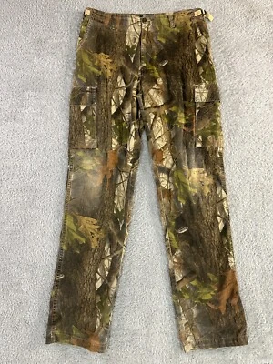 Cabelas Men's Size 34 Tall Camo Cargo Pants - Image 1 of 4