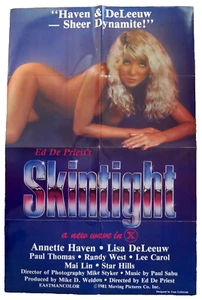 Póster de película con clasificación X SKINTIGHT Annette Haven, Lisa DeLeeuw, Star Hills, Mai Lin - Imagen 1 de 1