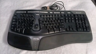 Microsoft Keyboard 4000 v1.0 KU-0462 Natural Ergonomic USB Wired - Image 1 of 3