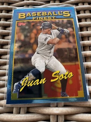 2024 Topps Finest What If…1993 Prototypes 93-9 Juan Soto - New York Yankees - Image 1 of 2