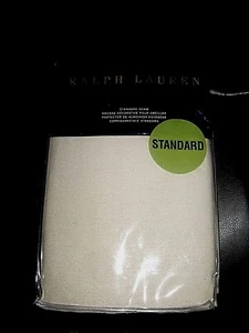 Ralph Lauren Park Avenue Modern Justina Taupe Standard Sham NIP - Picture 1 of 4