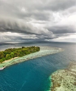 Digital Image Picture Photo Pic Wallpaper Background Island Thunderstorm 109 - Picture 1 of 1