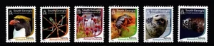 SOUTH GEORGIA  2015  BIODIVERSITY  SET OF 6  MNH - Picture 1 of 1
