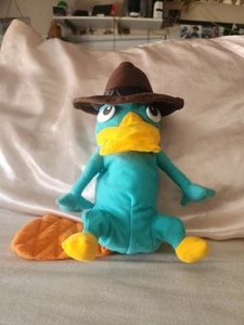 Disney Phineas & Ferb Perry The Platypus Stuffed Plush Jakks Flip Out Reversible - Picture 1 of 5
