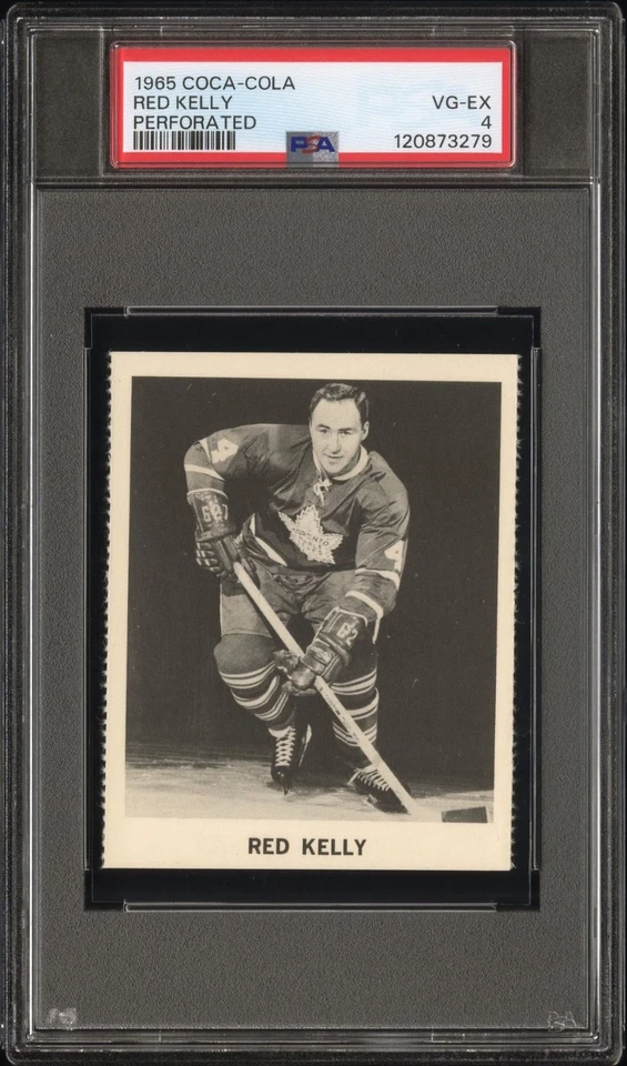 1965 Coca-Cola Red Kelly Perforated PSA 4 VG-EX - Image 1 of 2