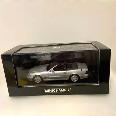Minichamps 1/43 Mercedes-Benz SL500 1999 Silver Metallic Limited 1of2064 Mini Ca - Image 1 of 4