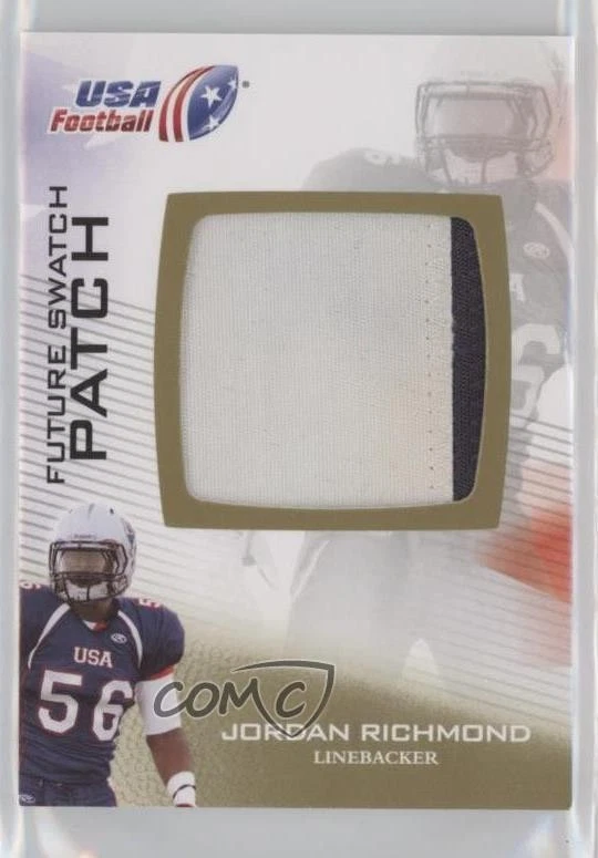 2012 Upper Deck USA Football Box Set Future Swatch Jersey Jordan Richmond Patch - Image 1 of 2