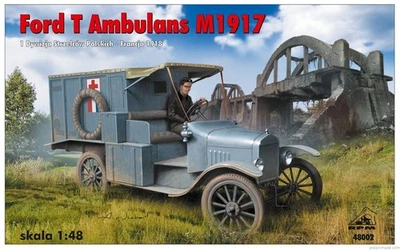 Ford T ambulans M1917 - RPM 48002 skala 1/48 - Immagine 1 di 2