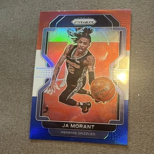 2021-22 Panini Prizm Red White and Blue Prizm #194 Ja Morant - Picture 1 of 1