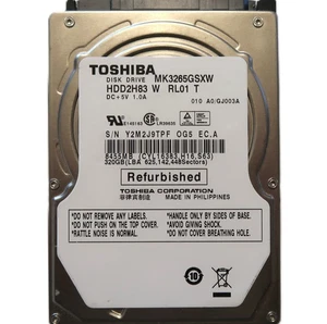 Toshiba MK3265GSXW HDD2H83 W RL01 T 010 A0/GJ003A 320gb 2.5" Sata Hard Drive - Picture 1 of 1