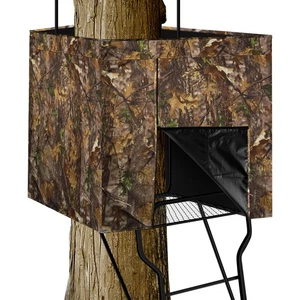 142x35.5 Hunting Blinds, Deer Hunting Tree Stand Blind Cover, Universal Camo ... - Picture 1 of 7