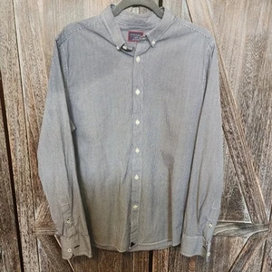 Camisa UNTUCKit Para Hombre Talla XL Negra Blanca Cuadros Manga Larga Abotonada Calce Ajustado - Imagen 1 de 8