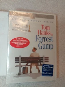 New Sealed DVD Forest Gump Collector's Edition Wide-screen Plastic Storage Case - Picture 1 of 6