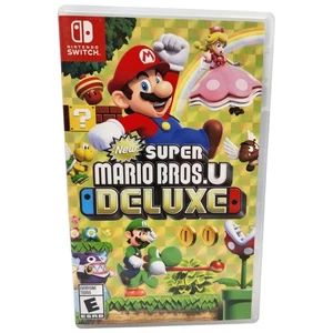 New Super Mario Bros U Deluxe Nintendo Switch nur Ersatzhülle OHNE SPIEL - Bild 1 von 4