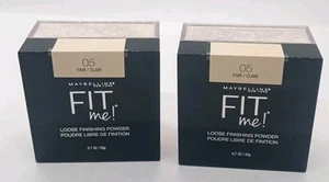 Maybelline Fit Me Loose Finishing Powder #Fair 05 2PK x 0.7 oz - Picture 1 of 3