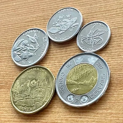 Royal Canadian Mint 150th Anniversary Coin Complete Set of 5 Canada - Image 1 of 4