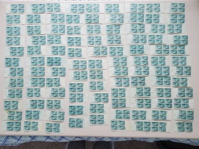 Scott 1021 Opening of Japan 1953 5c US Plate Blocks 424 Unused Stamps - Image 1 of 4