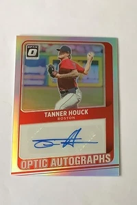 2021 Donruss Optic TANNER HOUCK Optic Autographs Silver Parallel Card #OA-TH - Picture 1 of 4