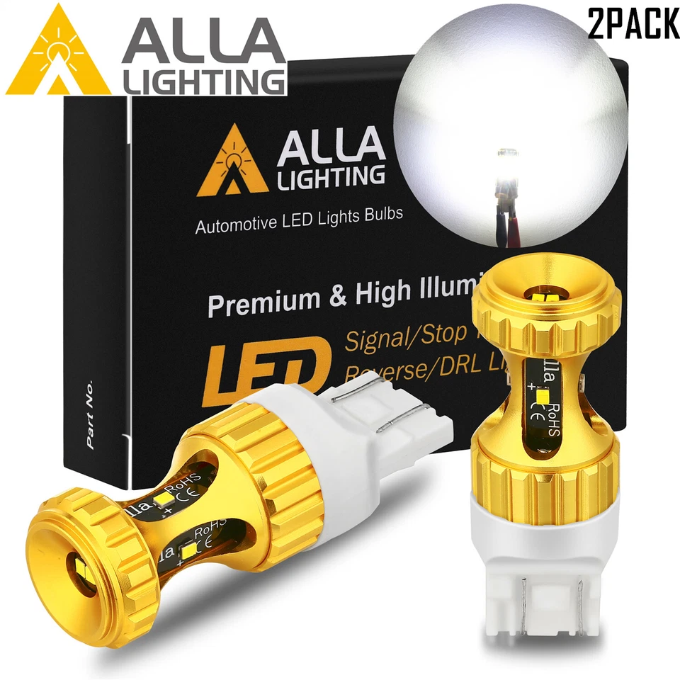 Alla Lighting 7441 ZES Bright White Back Up Light Bulb Reverse Lamp,Pure White - Image 1 of 4