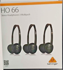 🎧 Behringer Soft Ear Cup Stereo Headphones Adjustable H-band HO66 (3-pack) 🎧