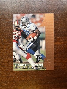 1997 Pinnacle Emmitt Smith Card #6 Rembrandt Bronze Insert Dallas Cowboys HOF