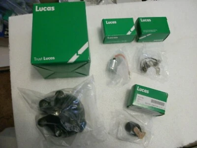 КРЫШКА РАСПРЕДЕЛИТЕЛЯ LUCAS, ТОЧКИ РОТОРА, CONDERSER, TR250 TR6 MGC XKE ROVER БОЛЬШЕ - Изображение 1 из 4