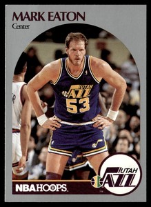 1990-91 Hoops Mark Eaton Utah Jazz #287