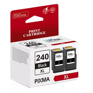 2Pack Black PG240XL 240XL Ink Cartridges for Canon PIXMA MG2120 MG2220 MG3120  - Bild 1 von 6