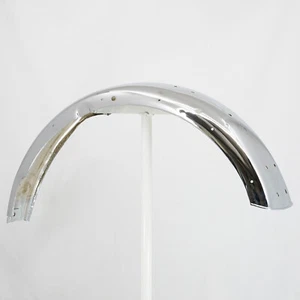 83-4820 TRIUMPH T100 REAR 73-74 CHROMED BEADED DRILLED MUDGUARD MADE IN ENGLAND - Picture 1 of 3