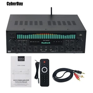 SR-5800 1200W 220V 7.1 Channel Amplifier BT Karaoke Digital Surround Power Amp - Picture 1 of 7