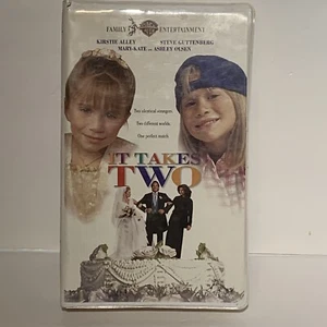It Takes Two VHS Clamshell case (has tanning) Mary Kate and Ashley Olsen - Picture 1 of 10