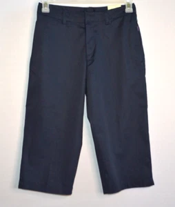 Fit America Junior Girls School Uniform Navy Capri Pants Size 3 - Picture 1 of 5