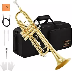 More details for eastar bb standard trumpet set for beginner student brass trumpet instrument