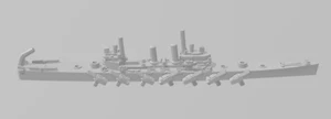 Brooklyn - US Navy - Rotating Turret - Wargaming - Naval Miniature - Picture 1 of 3