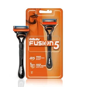 Gillette Fusion Manual Razor for Men | Pack of 1 | With styling back blade - Picture 1 of 3
