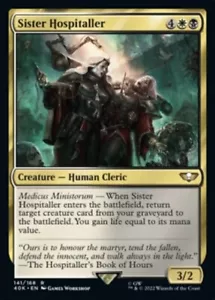 MTG - SISTER HOSPITALLER - Warhammer 40K Commander (R) - Picture 1 of 1
