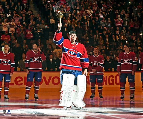 Carey Price Montreal Canadiens Unsigned Pregame Ceremony Photograph Cover