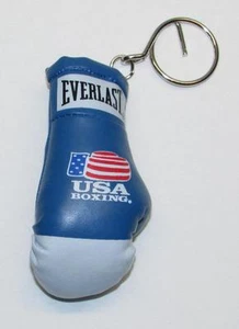 Everlast Boxhandschuh blau weiß Schlüsselanhänger Ring Keychain NEU - Bild 1 von 2