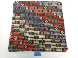 Unique Kilim Pillow Cover 16x16" Case from Kilim Rug Hidden Zipper Amazing Work - Picture 1 of 8